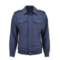 Oryginalna czeska wojskowa błękitna kurtka bluzki złote guziki Casual Army Blouson Nowy