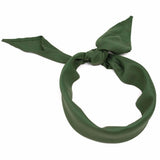 Prawdziwa Czech Republika Wojskowa Bandana Lekka waga Cz Pierwsza pomoc szalik zielony nowy