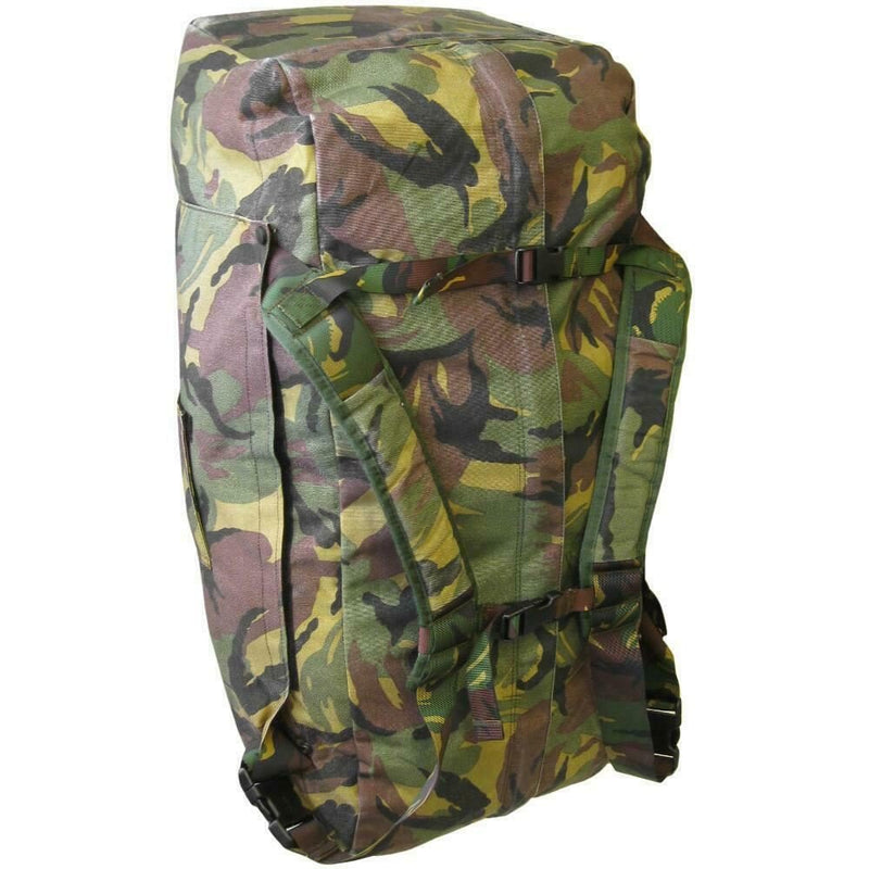 Oryginalny holenderska armia DPM Woodland Weekendowa torba na torba z plecakiem Duffel