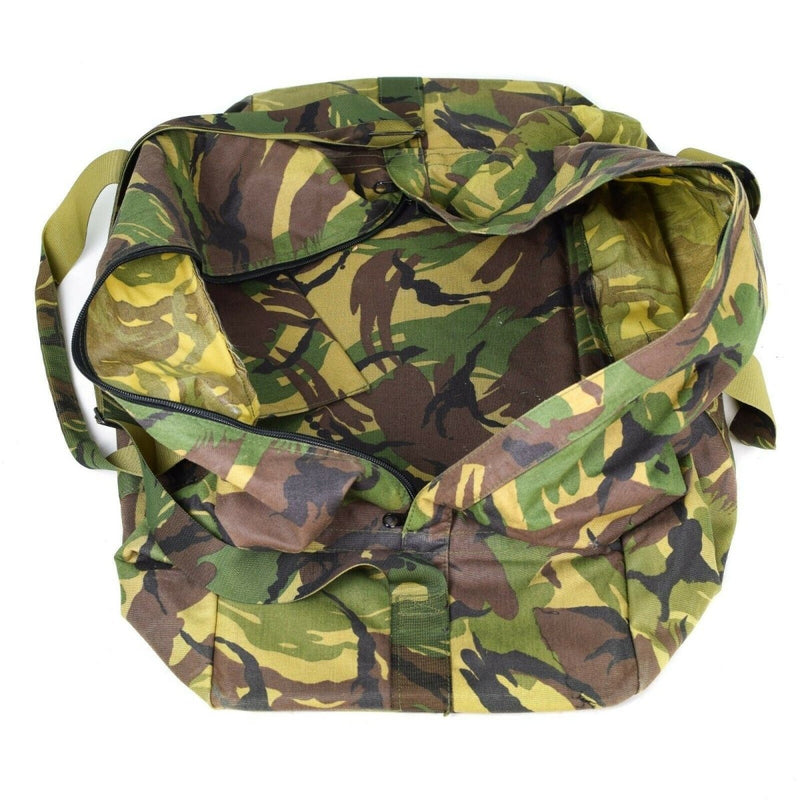 Oryginalny holenderski armia DPM Woodland Weekend torebka Pakiet torebki z zestawem worka Duffel