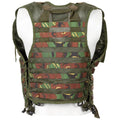 Prawdziwy holenderski kamizelka taktyczna wojskowa 7pcs modułowe torebki Molle DMP Woodland
