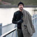 Genuine French army gloves Military issued leather black France surplus NEW - GoMilitar