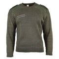 Prawdziwy sweter armii francuskiej Olive Commando Mężczyźni Pullover na okrągły szyję NOWOŚĆ