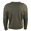 Prawdziwy sweter armii francuskiej Olive Commando Mężczyźni Pullover na okrągły szyję NOWOŚĆ