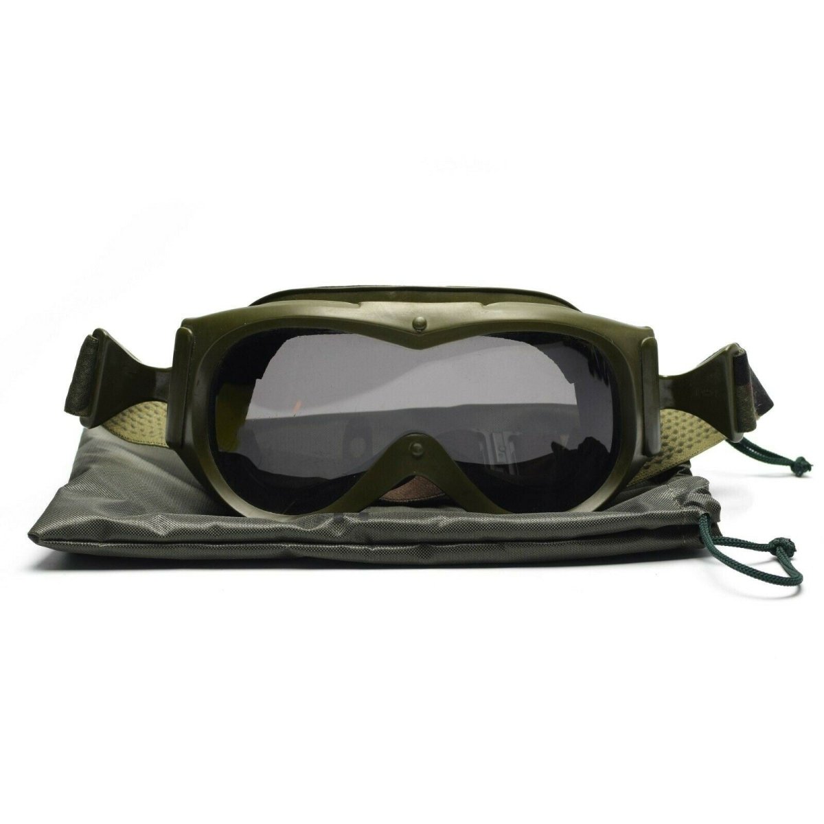 Oryginalny francuska tankowca Goggles Ochrona oka szkło wojskowe Sun Sand Wind