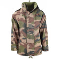 Oryginalny wodoodporna armia armii francuskiej Camo Goretex z kapturem deszczowy parka