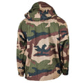 Oryginalny wodoodporna armia armii francuskiej Camo Goretex z kapturem deszczowy parka