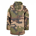Oryginalny wodoodporna armia armii francuskiej Camo Goretex z kapturem deszczowy parka