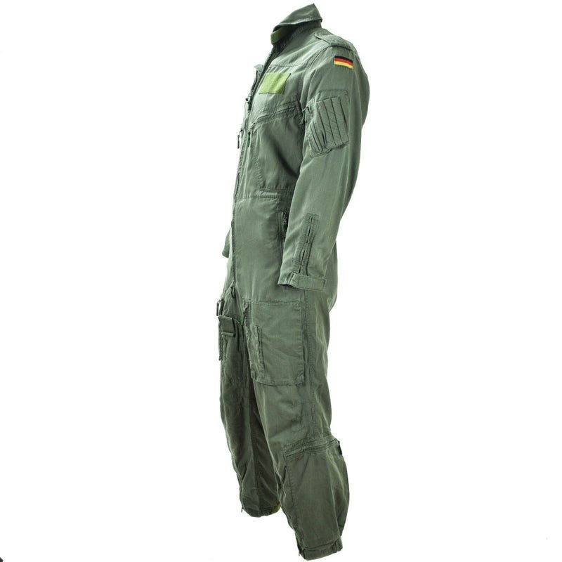 Genuine German army aramid fiber flight suit coverall pilot overall Green - GoMilitar