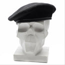 Genuine German army Black beret hat Military command cap wool quality New - GoMilitar
