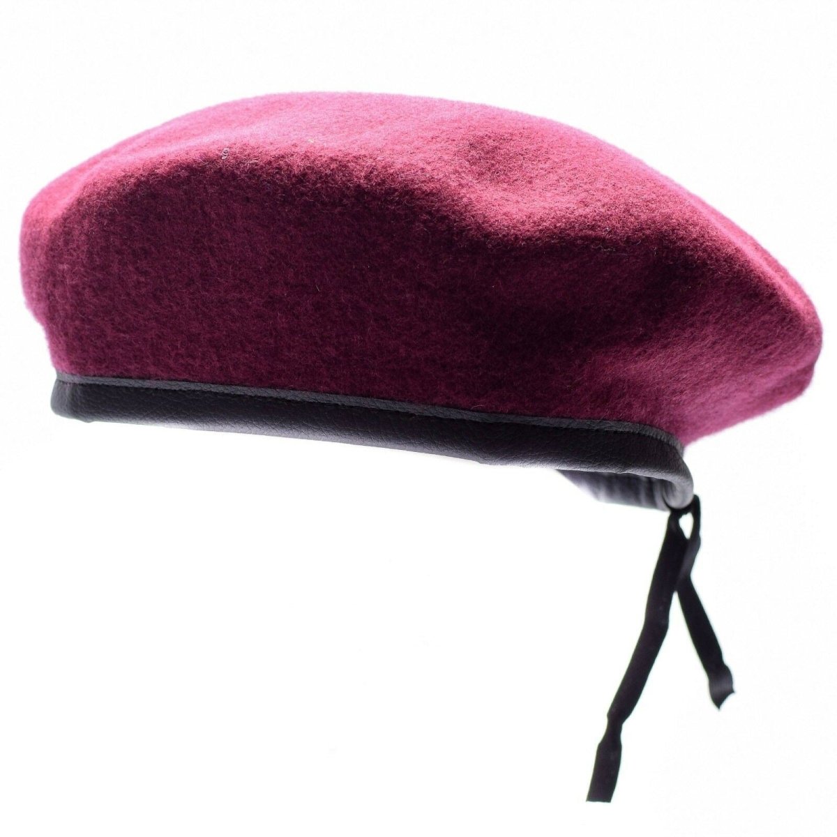 Oryginalny armia niemieckiej Burgundii Wine Beret Command Command Cap Wełna Nowa Jakość