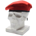 Prawdziwa armia niemiecka koralowa czerwona beret wojskowa czapka czapka wełny jakość wełny