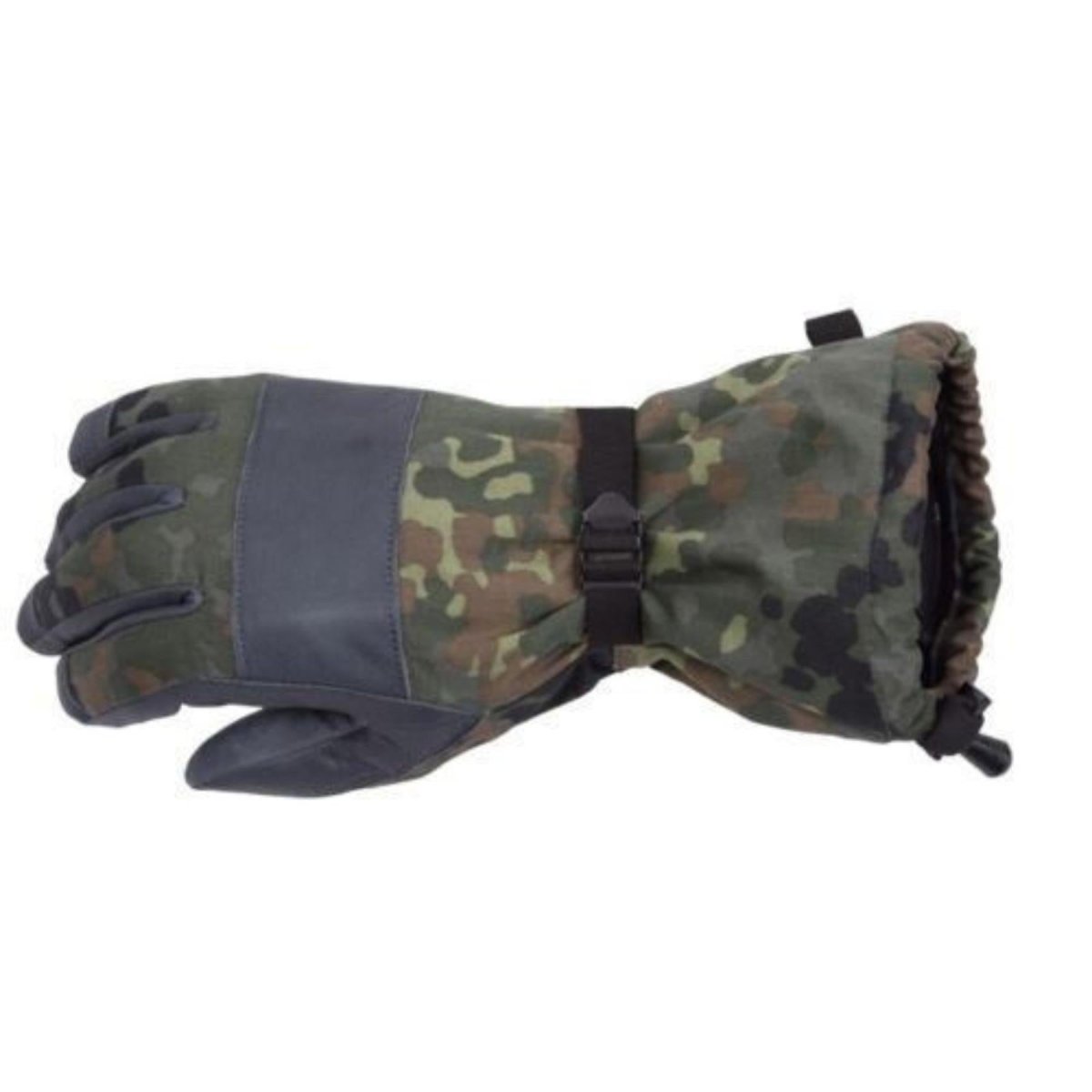 Oryginalna armia niemiecka flecktarn camo zimowe ciepłe rękawiczki bojowe wyłożone wojsko