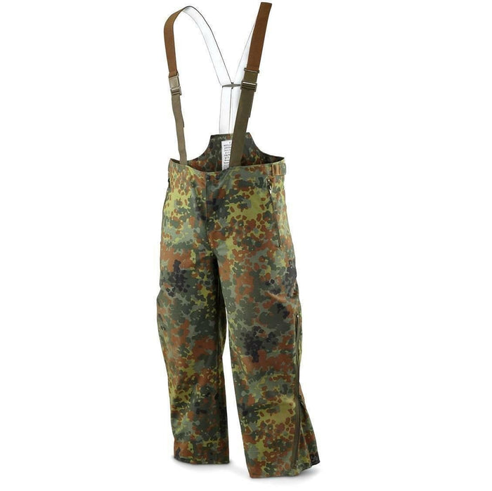 Oryginalne spodnie armii niemieckiej GoreTex Bib n Brace Flecktarn Kombinezon NOWOŚĆ - GoMilitar