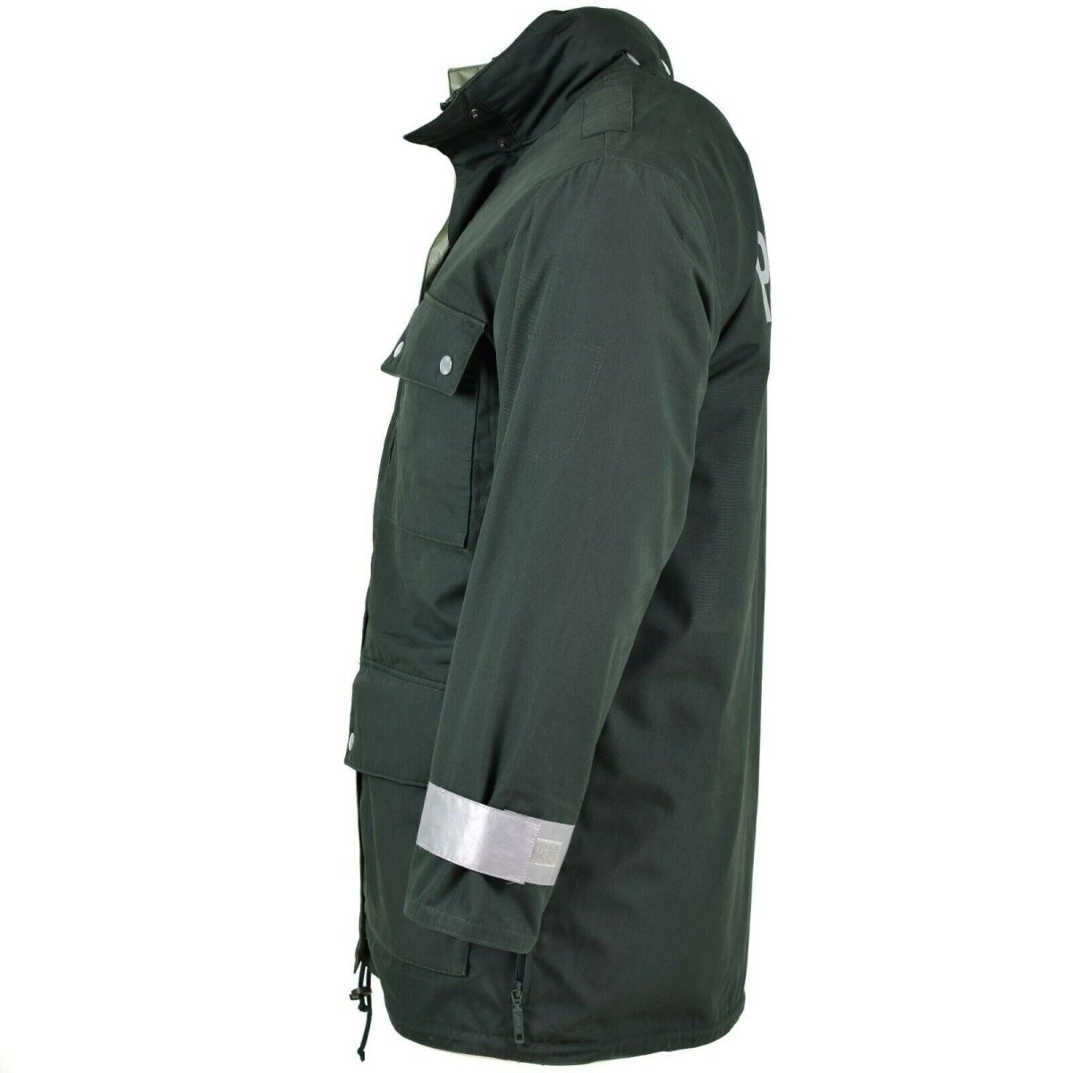 Oryginalna niemiecka kurtka policyjna Goretex Green Waterproof BGS Parkha Border Guard