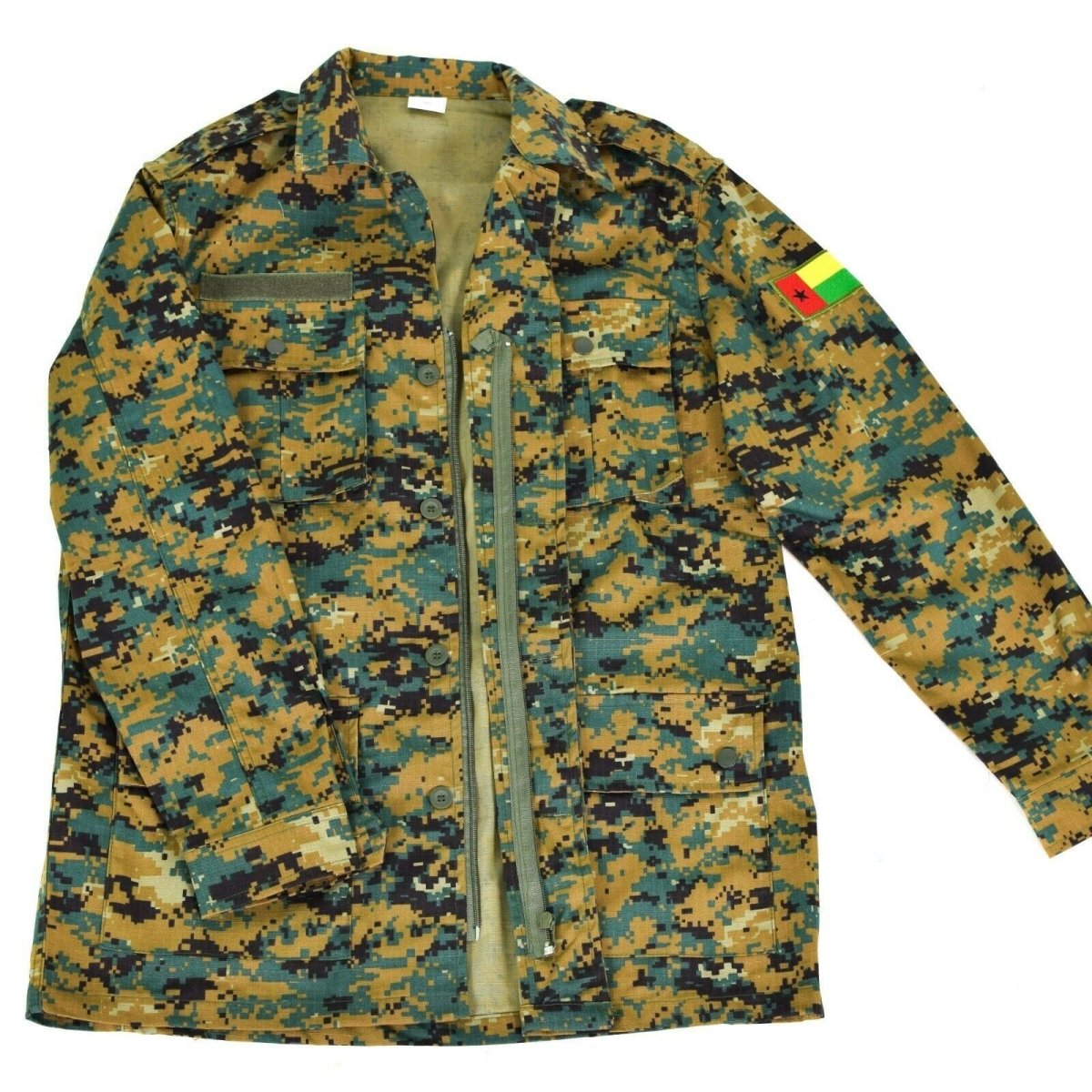 Oryginalna guinee bissau army kurtka RIPSTOP Digital Savana Camo Wojskowe wydanie NOWOŚĆ