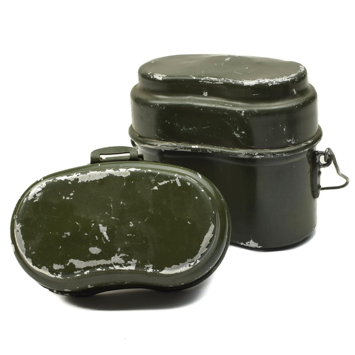 Oryginalny zestaw bałaganu węgierskiego. Aluminiowy wojskowy melonik 2PCS
