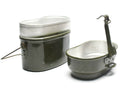 Oryginalny zestaw bałaganu węgierskiego. Aluminiowy wojskowy melonik 2PCS