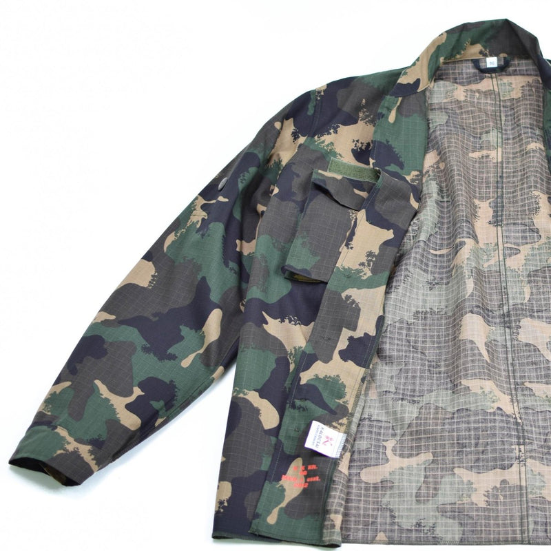 Hungarian army M90 four-color camouflage long sleeve ripstop military shirt for outdoor use