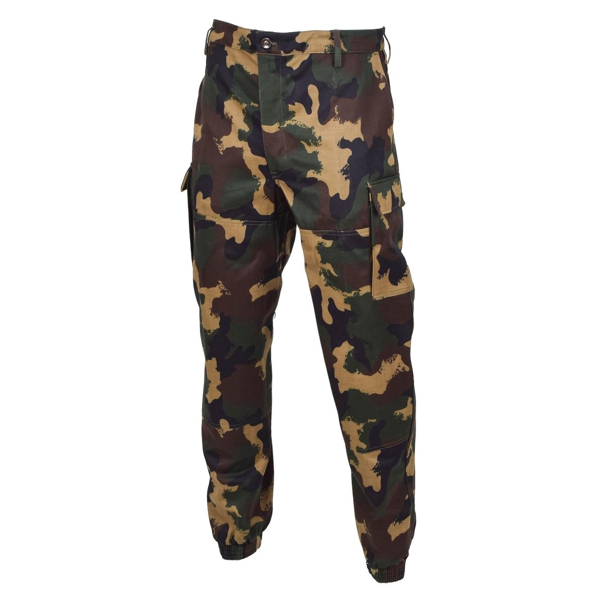 Oryginalne węgierskie oddziały wojskowe Pants M1990 Woodland Camo wzmocniono nowe
