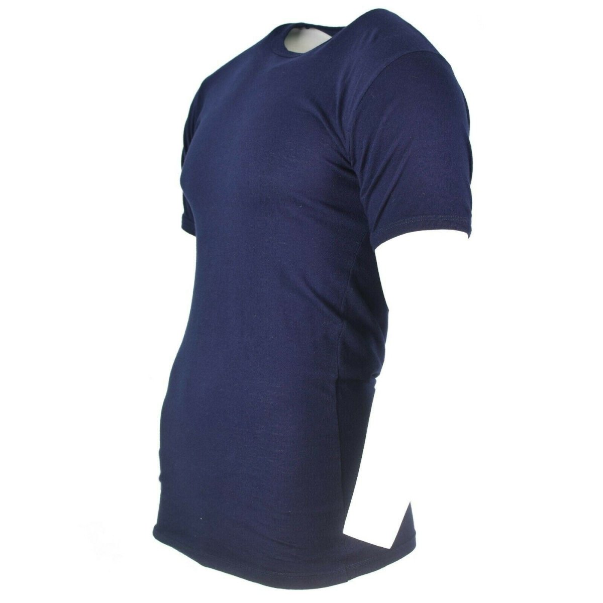 Oryginalna t-shirt armii włoskiej marynarki wojennej niebieska bawełniana koszula krótkie rękawy wojskowe nowe