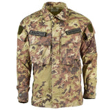 Oryginalna armia włoskiej RIP STOP Vegetato Camo Acu Acu Kurtka bojowa bluzka