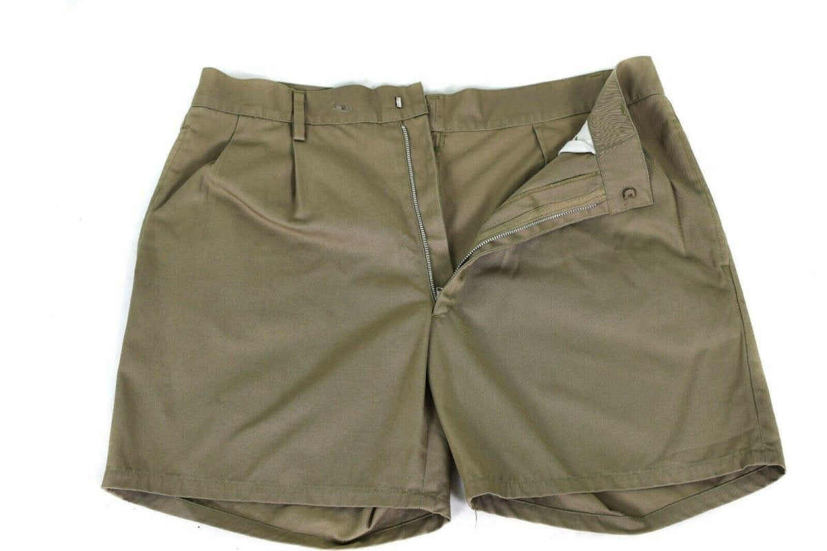 Oryginalne szorty armii włoskiej khaki chino wojskowe bermuda bermuda bdu