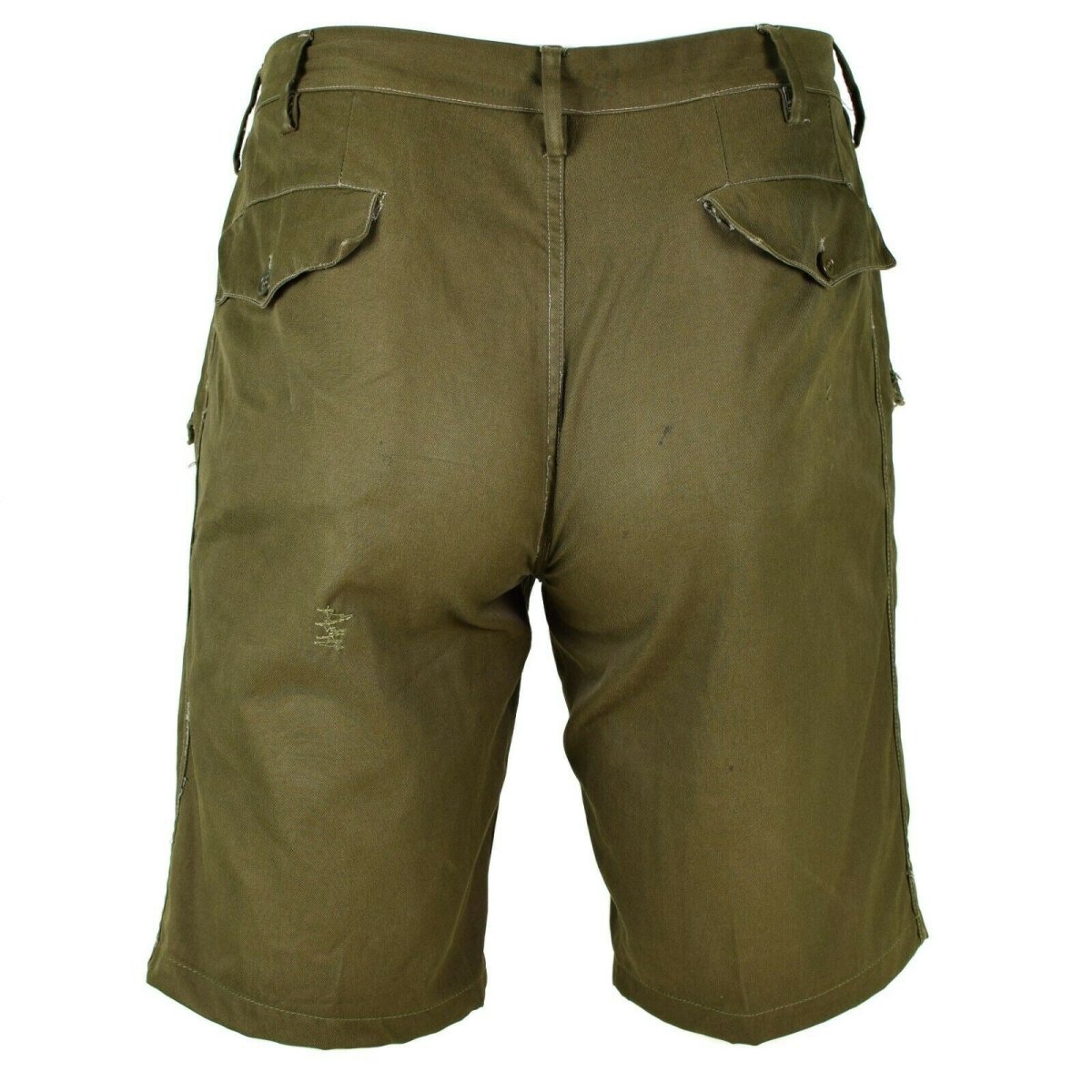 Oryginalne włoskie spodenki wojskowe Khaki Chino Military Field Bermudy vintage BDU