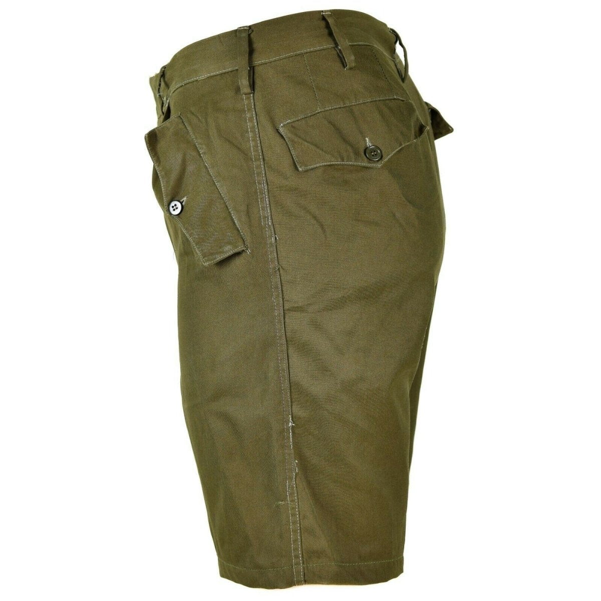 Oryginalne włoskie spodenki wojskowe Khaki Chino Military Field Bermudy vintage BDU