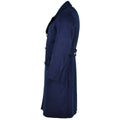 Oryginalny włoska armia wełniana płaszcz Blue wojskowy Air Force Long Coat