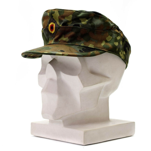 Oryginalny oryginalny armia niemieckiej czapki flecktarn bw las camo wojskowy kapelusz nowy