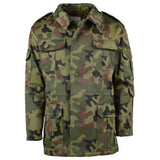 Oryginalny polski armia Parkana Panther Camo Wojska kurtka walka BDU nadwyżka nowa