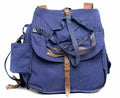 Oryginalna armia rumuńska plecak wojskowy Blue Canvas Haversack Bag Nowa