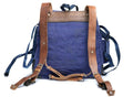 Oryginalna armia rumuńska plecak wojskowy Blue Canvas Haversack Bag Nowa