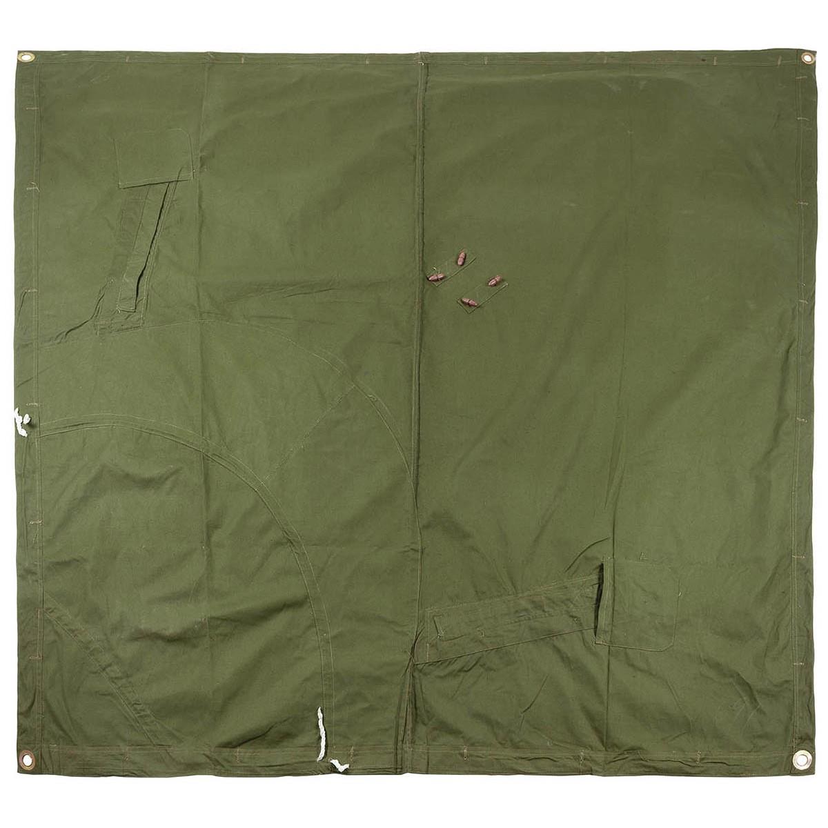 Oryginalne rumuńskie schronisko armii wodoodporne namiot plandeki oliwki Poncho 180x180 cm