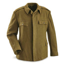 Genuine Romanian army wool jacket combat Khaki OD - GoMilitar