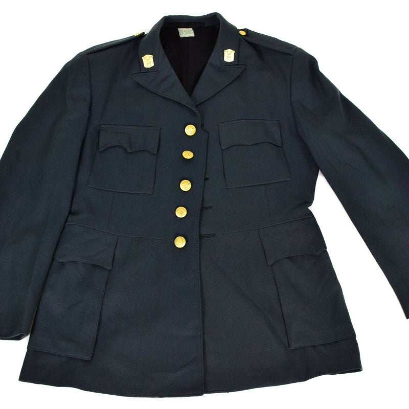 Genuine Swedish army infantry blue parade uniform Sweden military dress jacket - GoMilitar
