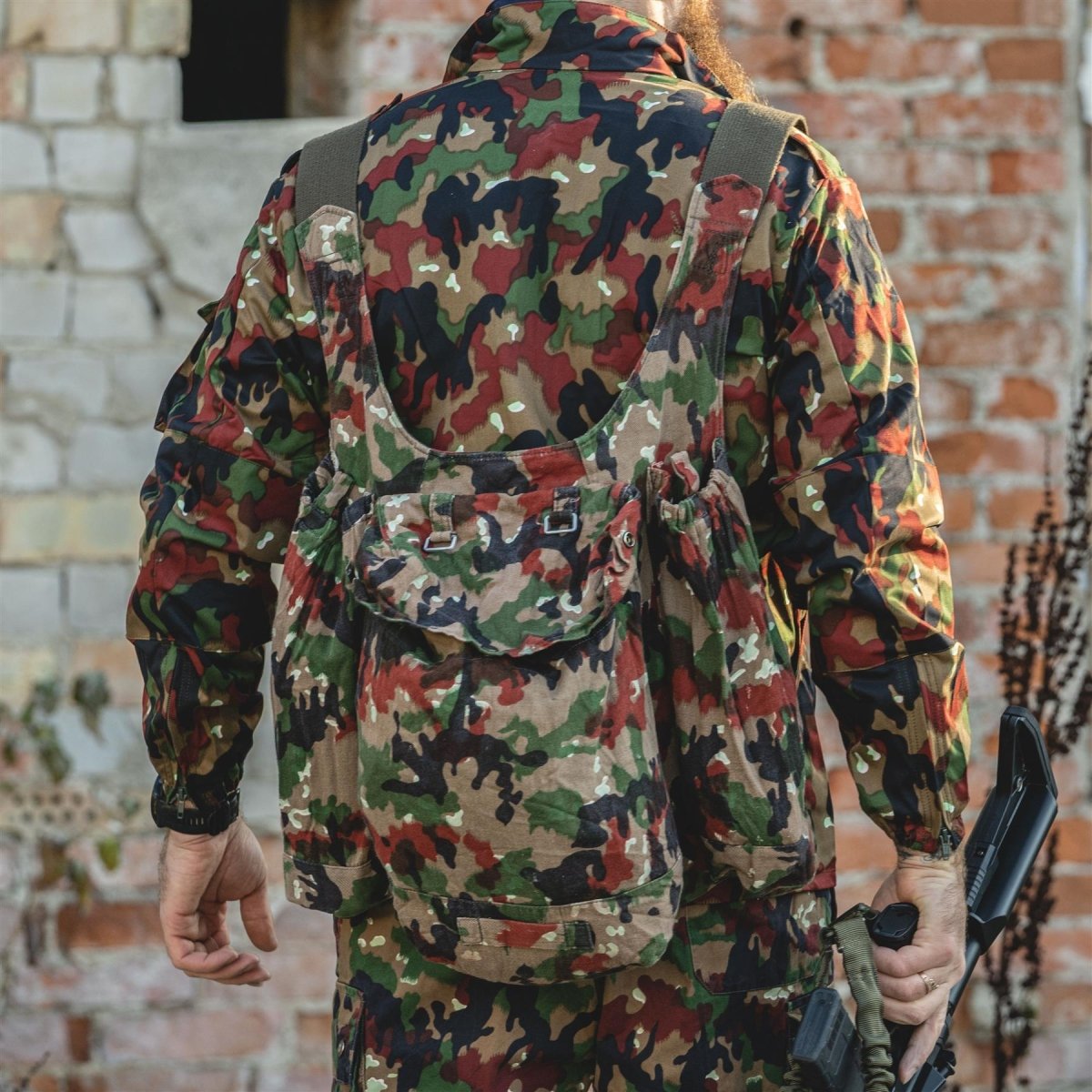 Prawdziwy szwajcarski plecak szwajcarski Szwajcaria Alpen Camo Sniper Rucksack W.