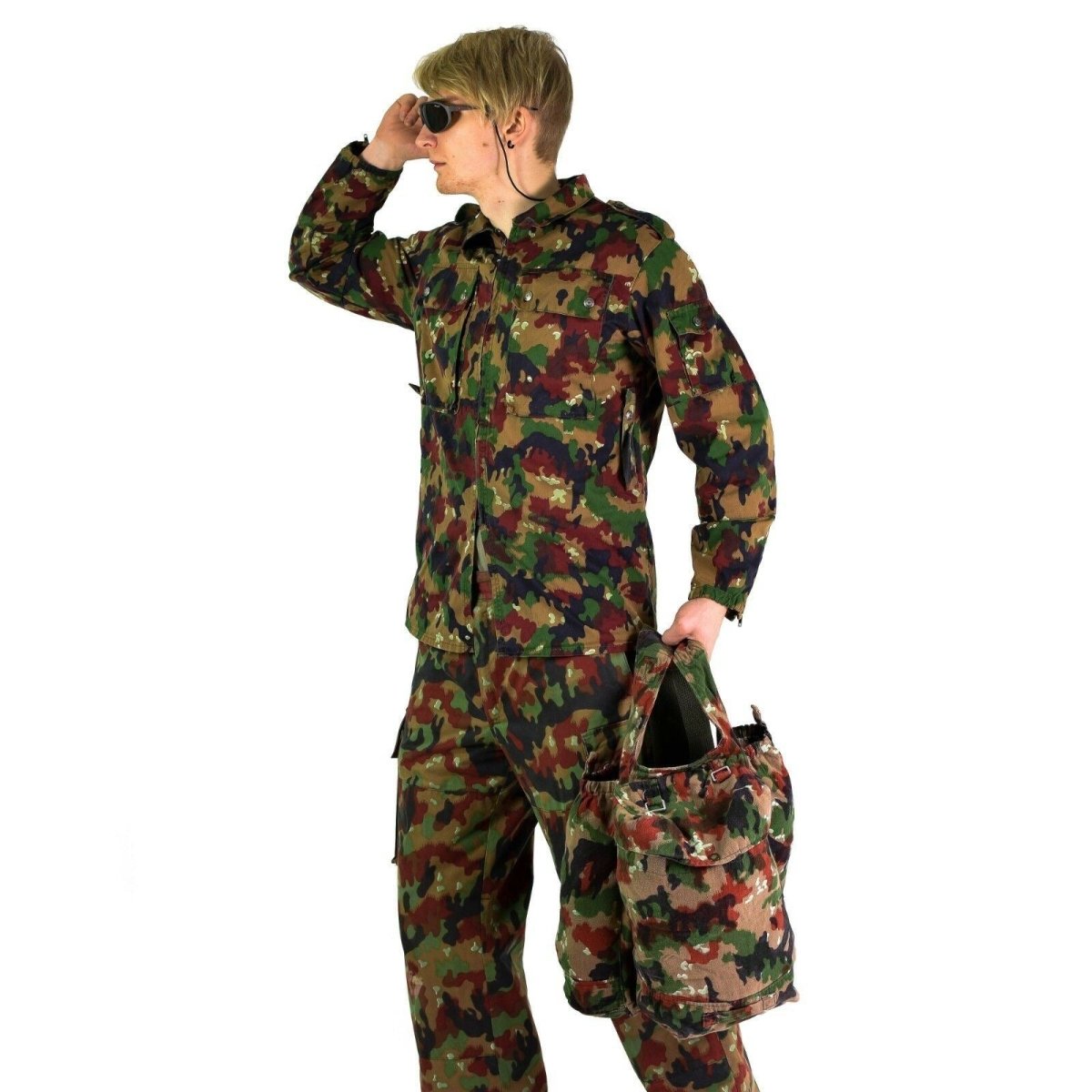 Prawdziwy szwajcarski plecak szwajcarski Szwajcaria Alpen Camo Sniper Rucksack W.
