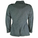 Genuine Swiss army wool jacket Switzerland military issue uniform grey - GoMilitar