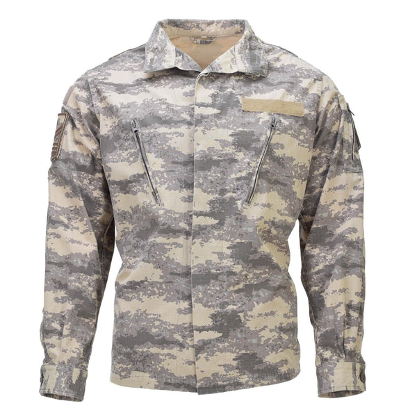 Oryginalna oryginalna oryginalna mundurowa kurtka Ripstop wzmocnione łokcie M2021 Camo