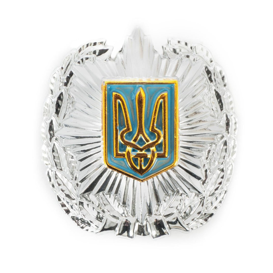 Prawdziwy ukraińskie siły policyjne hat insignia Ukraina policjantka oficer Cap Badge