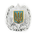 Prawdziwy ukraińskie siły policyjne hat insignia Ukraina policjantka oficer Cap Badge