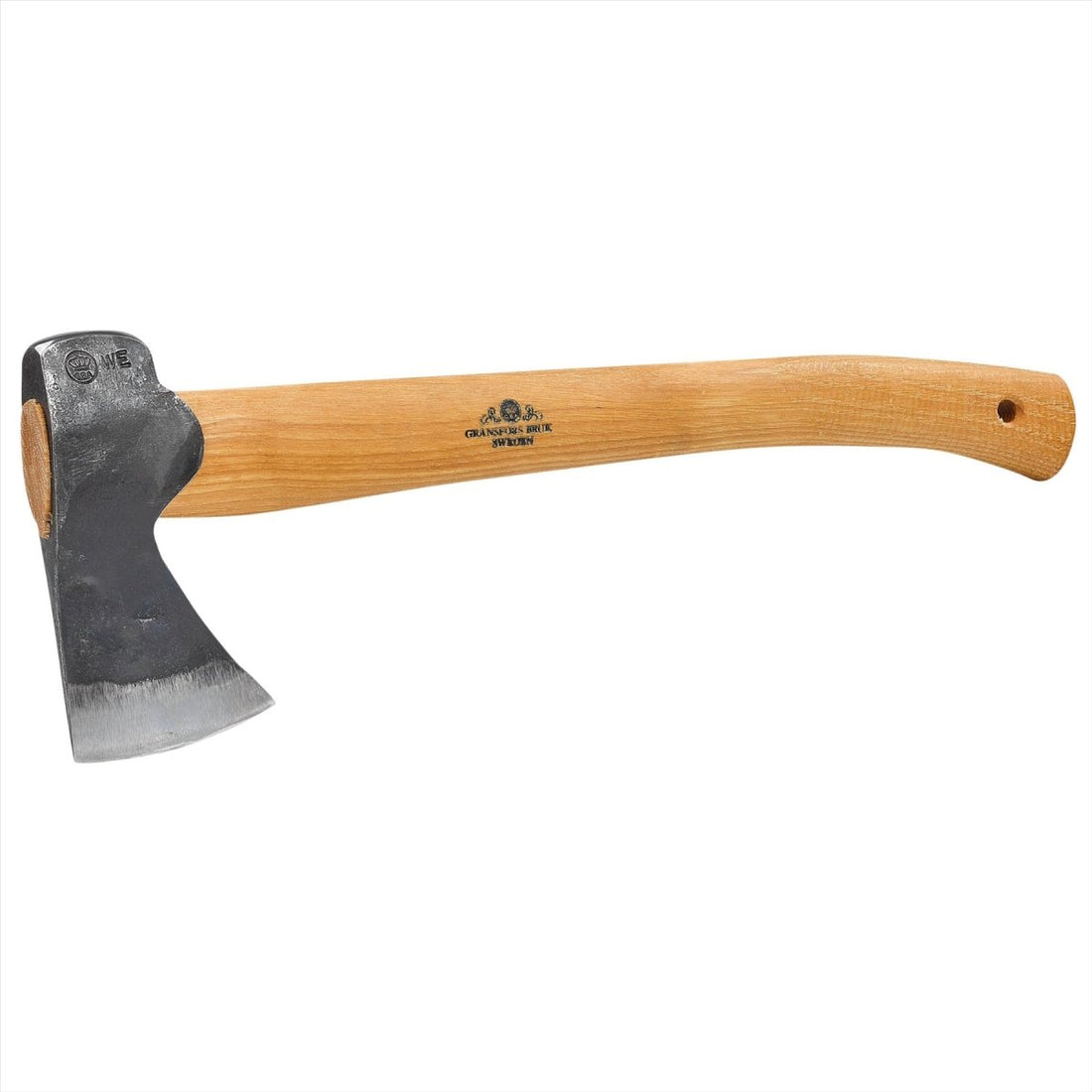 Topór myśliwski Gransfors Bruk z polerowaną szyjką, 48 cm, cienkie, kute drewno opałowe