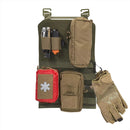 Helikon Tex Plecak Wkładany Panel Organizer MOLLE Hook Loop Shadow Grey