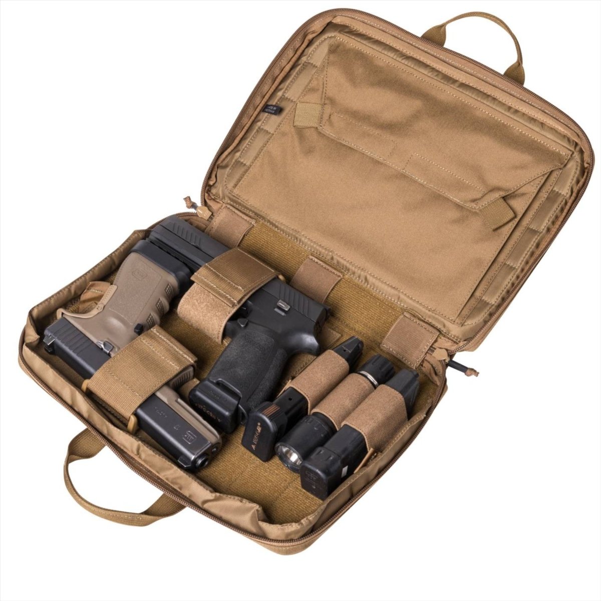 Helikon-Tex Podwójny futerał na broń pistoletową Portfel z nylonu Cordura do przechowywania broni krótkiej, czarny