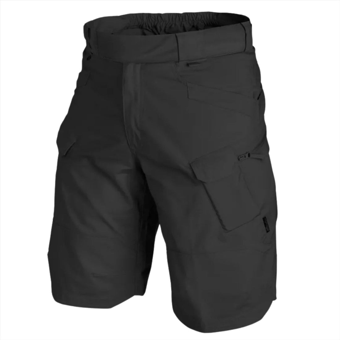 Spodenki taktyczne Helikon-Tex Urban z kieszeniami cargo PolyCotton Ripstop czarne
