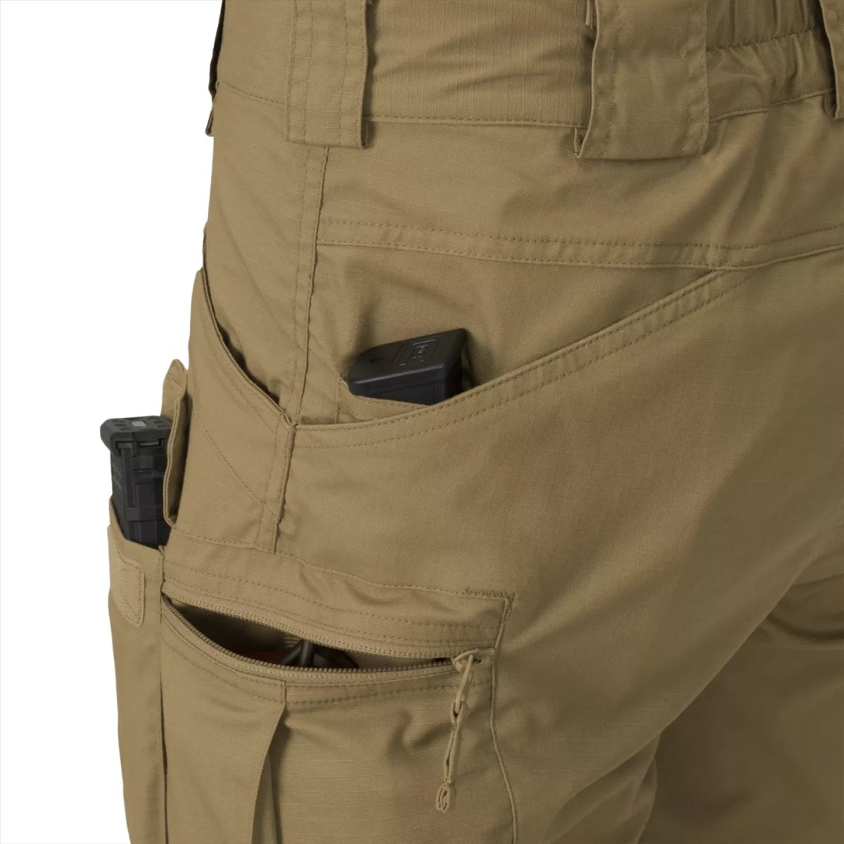 Spodenki taktyczne Helikon-Tex Urban z kieszeniami cargo PolyCotton Ripstop szare