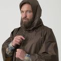 HELIKON-TEX Model armii amerykańskiej Poncho Waterproof Tactical Rain Gear Woodland Camo