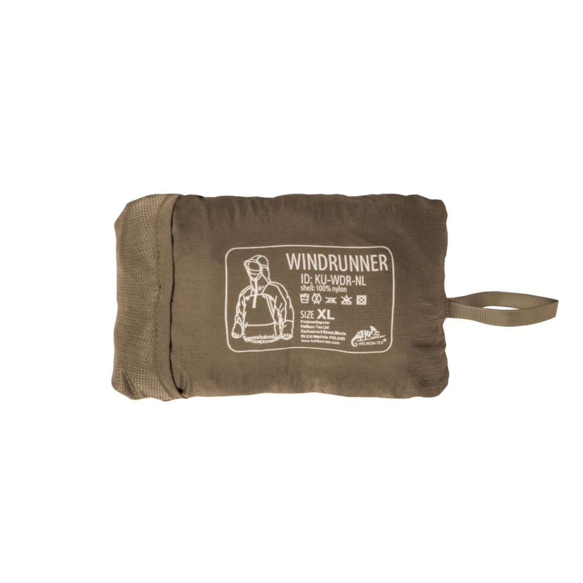 Helikon-Tex WINDRUNNER Anorak Kurtka z regulowanym dolnym kapturem Woodland Camo